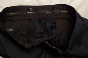 Joseph A. Banks Men's Dress Pants Pleated Navy Blue Wool Size 36 Regular - Picture 1 of 7