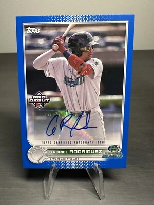 2022 Topps Pro Debut #PD143 Gabriel Rodriguez Pro Debut Auto Blue #'d /150 (RC) - Image 1 of 2
