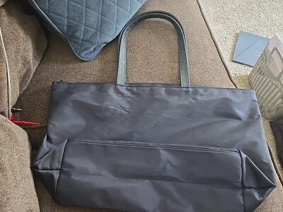 Bolso de Mano Saks Fifth Avenue Nylon | Poliéster Eco Reutilizable XL Shopper AZUL  Foto 1 de 2