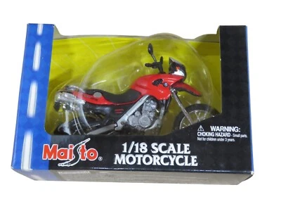 Maisto 1:18 Diecast Motorcycle Red Ducati Honda - Image 1 of 4
