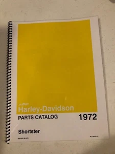 1972 HARLEY AERMACCHI M-65CC SHORTSTER PARTS CATALOG 99443-72 AMF - Picture 1 of 8