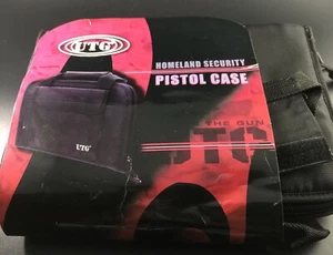 UTG Deluxe Double Pistol Case Black PVC-PC02B Homeland Security Vio2 - Picture 1 of 5