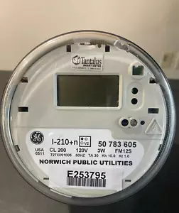Electric Meter GE Tantalus Smart Meter I-210 CL200 Submeter. 120 Volt - Picture 1 of 6