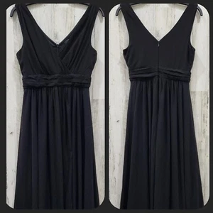 LULUS Thoughts Of Hue Black Surplice Maxi Dress**Gorgeous Size SMALL**NWOT** - Picture 1 of 5