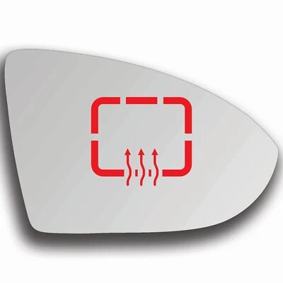 Rechts Beifahrerseite Spiegelglas Beheizbar für Volkswagen Golf 2012 - 2019 - Bild 1 von 2