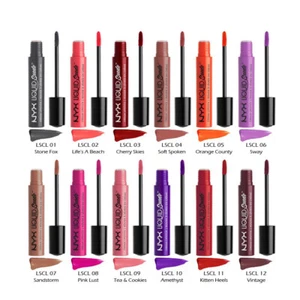 NYX PROFESSIONAL MAKEUP Liquid Suede Cream Lipstick Choose Color - Picture 1 of 34
