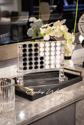 Connect Four - 4 in a Row - Luxury Acrylic Board Game in Various Colour Options  - Image 1 of 4