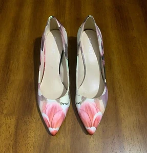 Decolte con tacco 3" floreale multicolore US donna taglia 8M Nine West - Foto 1 di 10