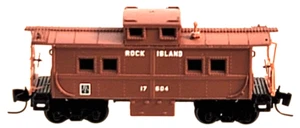 Z Micro-Trains MTL 14704-2 Rock Island Caboose # 17604 NIB - Picture 1 of 6