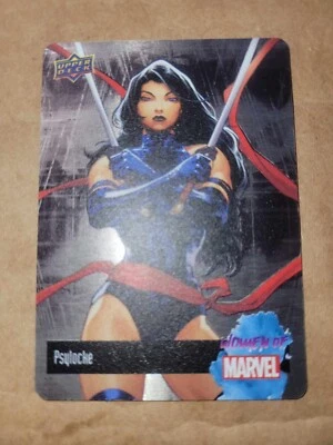 2024 Upper Deck Women of Marvel Metal Card Case Hit SSP  Psylocke - Image 1 of 2
