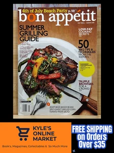 Bon Appetit JULY 2010 Summer Grilling Guide 50 BBQ Tips & Techniques VOL. 55 #7 - Picture 1 of 24