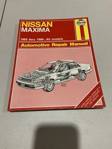 Haynes Nissan Maxima 1985-1989 Automotive Repair Manual 1341 - Picture 1 of 6