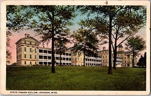 State Insane Asylum JACKSON Mississippi 1920s Vintage Postcard JZ14 - Picture 1 of 2