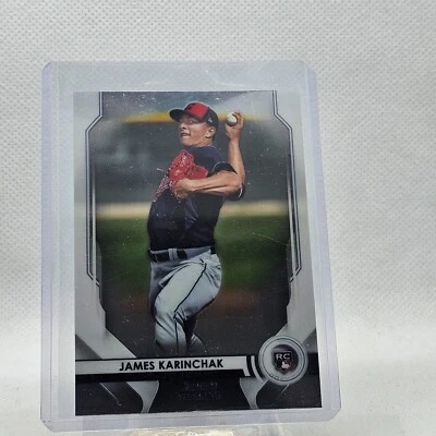 2020 Bowman Sterling Baseball James Karinchak RC - Image 1 of 2