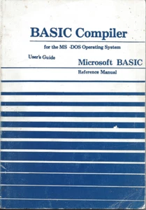 BASIC COMPILER FOR MS-DOS USER’S GUIDE MICROSOFT BASIC USATO ENG FR1 88414 - Photo 1/4