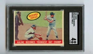 1959 Topps Al Kaline Youngest Champ Detroit Tigers #463 ⭐️💥🎯 SGC grado 4 - Imagen 1 de 2