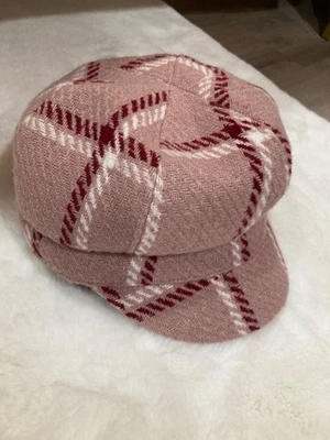 Sombrero de Newsboy Rosa Borgoña para Mujer Pequeño Foto 1 de 4