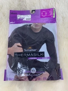 NEW Terramar Men's Thermasilk Jersey Silk Crew Base Layer Top 2XL S-481 All Silk - Picture 1 of 2