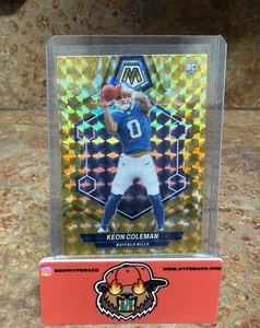 2024 Panini Mosaic Yellow Reactive Rookie Keon Coleman #333 - Bild 1 von 2
