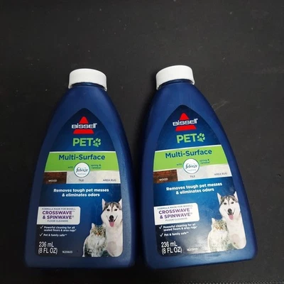 Bissell 8oz. Multi-Surface Pet Formula For CrossWave & Spinwave Cleaner 2 Pack - Image 1 of 2