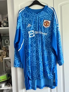 Manchester United EARPS #27 2022/23 Goalkeeper Football Shirt 2XL Adidas - Picture 1 of 8
