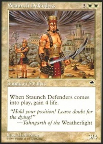 Staunch Defenders - Tempest # MTG Magic The Gathering - Image 1 of 1