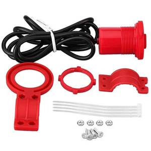 Motorrad USB Ladegerät Buchse Netzteil Port Auto Für Handy Rot - Bild 1 von 10