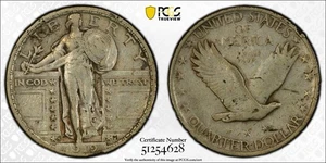 1919s Standing Liberty Quarter VF Details Tough Date - Picture 1 of 3