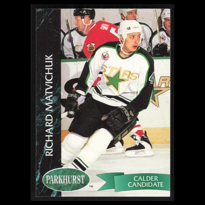 Richard Matvichuk Rookie #74 1992 Parkhurst Minnesota North Stars Hockey Card NM - Image 1 of 3