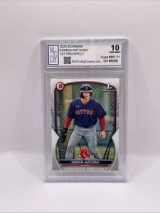 2023 Bowman Roman Anthony 1st Bowman Graded MGCo. Gem Mint 10 - Picture 1 of 1