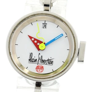 Alain Silberstein Milanaise ME12 Datum weißes Zifferblatt Automatik Damenuhr_898934 - Bild 1 von 6