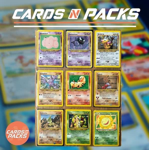 Lot 9 Cartes Pokemon Rare Neo Destiny - Etat Poor - Caninos Tygnon 🇫🇷🔥 - Picture 1 of 1