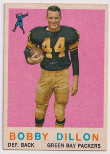 1959 Topps Football #12 Bobby Dillon Green Bay Packers - Bild 1 von 2