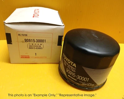 Toyota Camry 1984-1986, filtro Corolla 90915-30001, aceite 9091530001 Foto 1 de 4