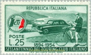 EBS Italy 1954 - Touring Club Italiano - Unificato 743 - MNH** - Picture 1 of 1