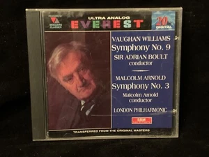 VAUGHAN WILLIAMS Symphony #9 & ARNOLD Symphony #3 - EVEREST Ultra Analogue CD - Imagen 1 de 3