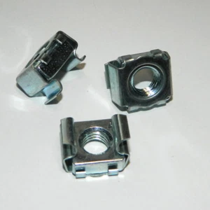 10 Stück Käfigmutter M8 Stahl verzinkt für Rackschiene - Bild 1 von 1