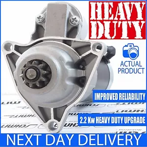 FITS VW TRANSPORTER T4 1.9/2.4/2.5 DIESEL 1993-2003 UPRATED NEW STARTER MOTOR - Picture 1 of 6