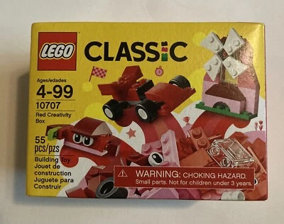 LEGO 10707 Red Creativity Box Classic Set Brand New Factory Sealed - Image 1 of 2