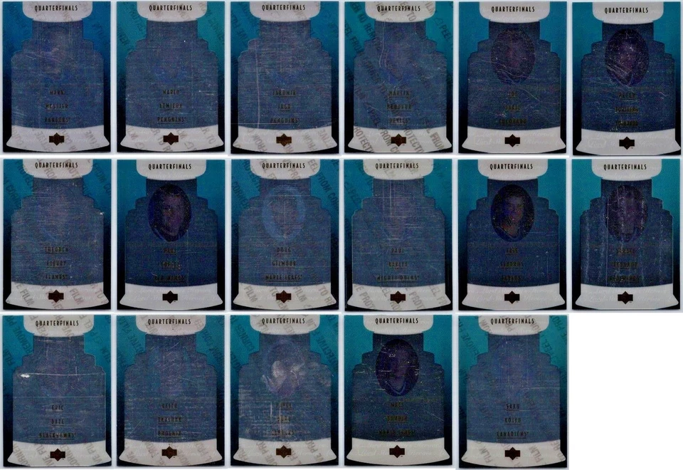 1996-97 UD LORD STANLEY'S HEROES QUARTERFINALS INSERT CARDS - PICK SINGLES /5000 - Image 1 of 1