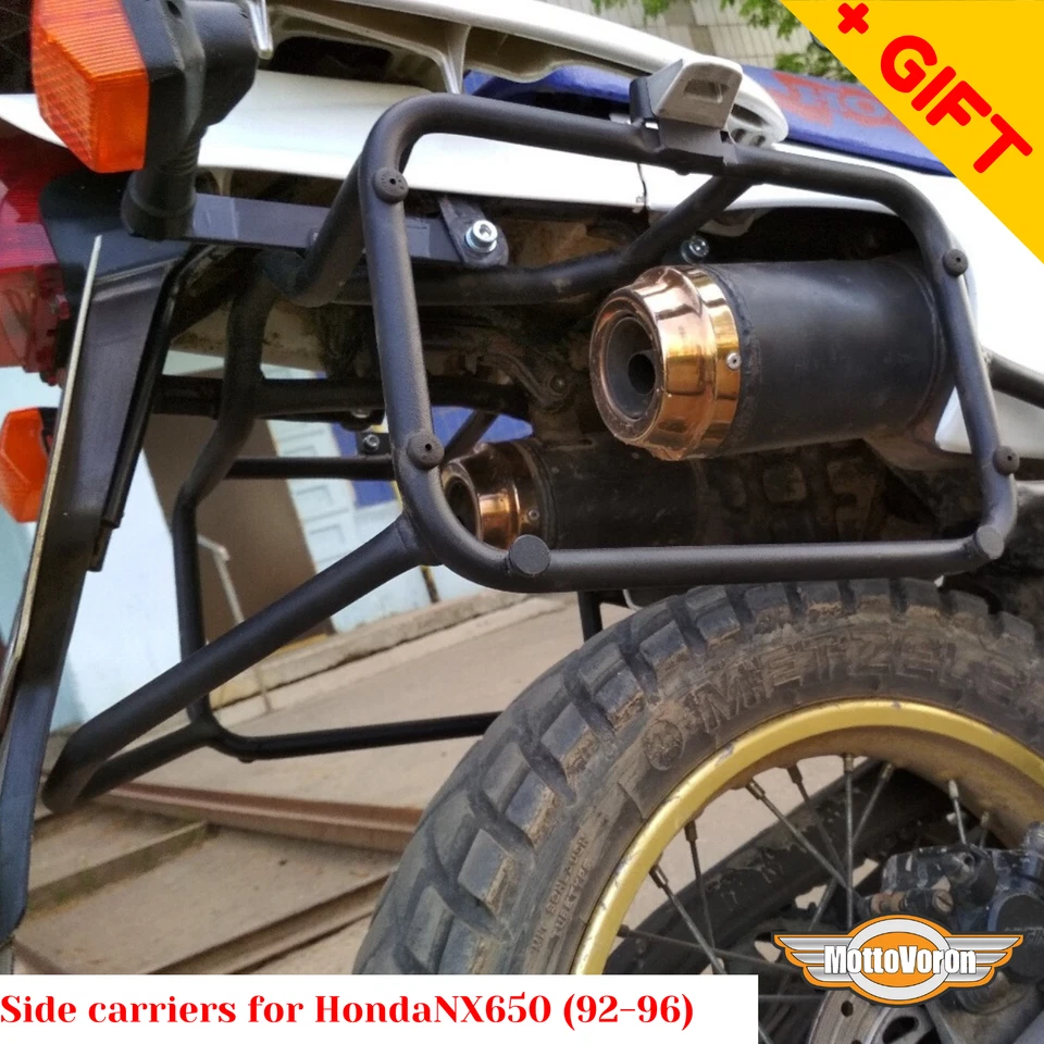 Para Honda NX650 RD02 Dominator Portaequipajes Laterales Fundas, Bolsa Suave, Bonificación Foto 1 de 4