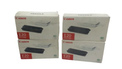 Lot of 4 Canon E20 (1492A002) Black Toner Cartridge FC200 - Free shipping - Image 1 of 3