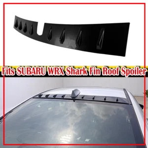 2022 Fits SUBARU WRX 5th Sedan Shark Fin Rear Window Roof Spoiler Unpainted - Picture 1 of 5