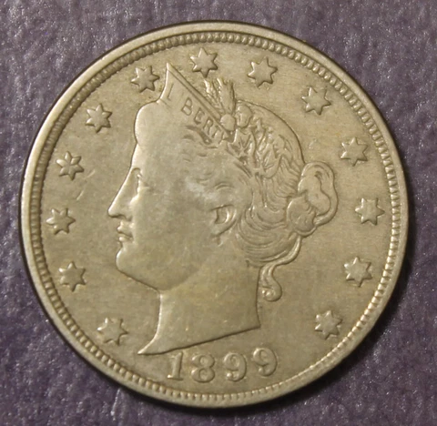 1899 Liberty Nickel VF........................Lot 9581 Cover