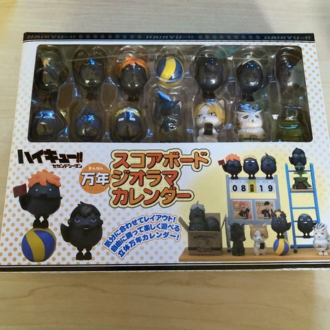 Haikyu Haikyuu Million years Scoreboard Diorama Calendar Figure Ensky Japan Cover