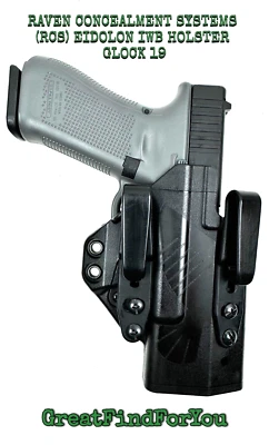 RAVEN CONCEALMENT SYSTEMS (RCS) EIDOLON IWB HOLSTER - RIGHT HAND, GLOCK 19 - Image 1 of 4