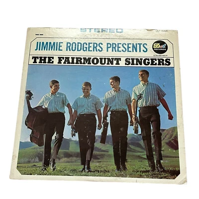 Jimmie Rodgers presents The Fairmount Singers LP Vinyl Dot Records DLP 25.439 - Image 1 of 4
