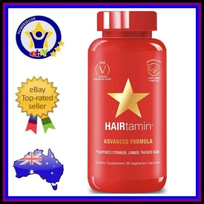 HAIRTAMIN Hair Growth Vitamins Regrow Healthy Hair Loss Supplement Treatment