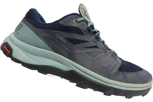 SALOMON Outline GTX Gore-Tex Waterproof Blue Sz 10 M Women Low-Top Hiking Shoes
