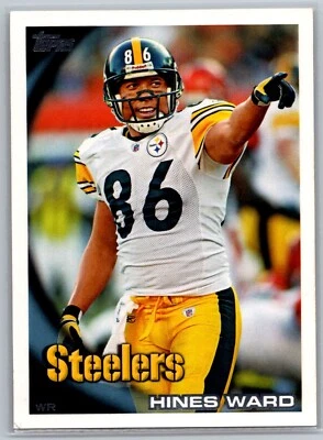 2010 Topps #320 Hines Ward Pittsburgh Steelers NFL Football Card - Image 1 of 2